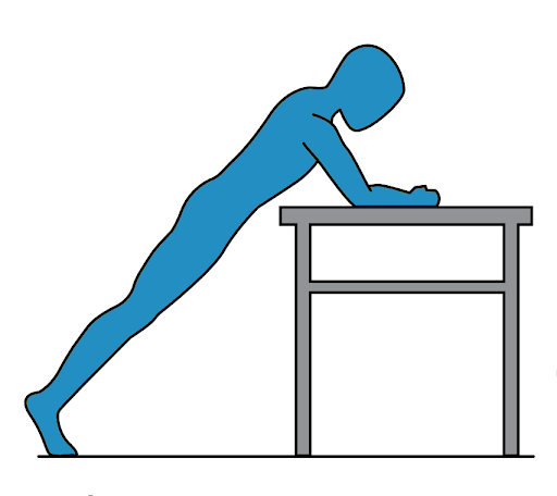 Standing Desk Plank